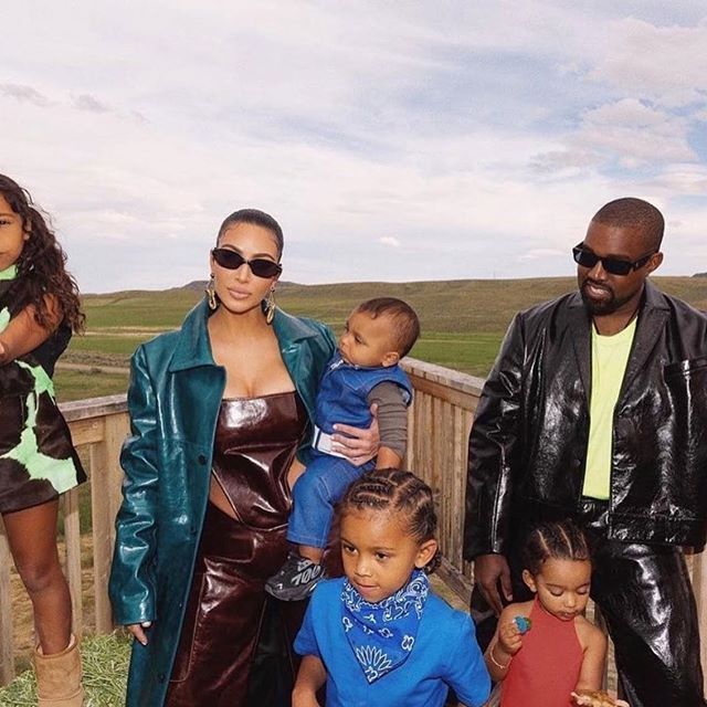 Foto: Kayne West und Familie